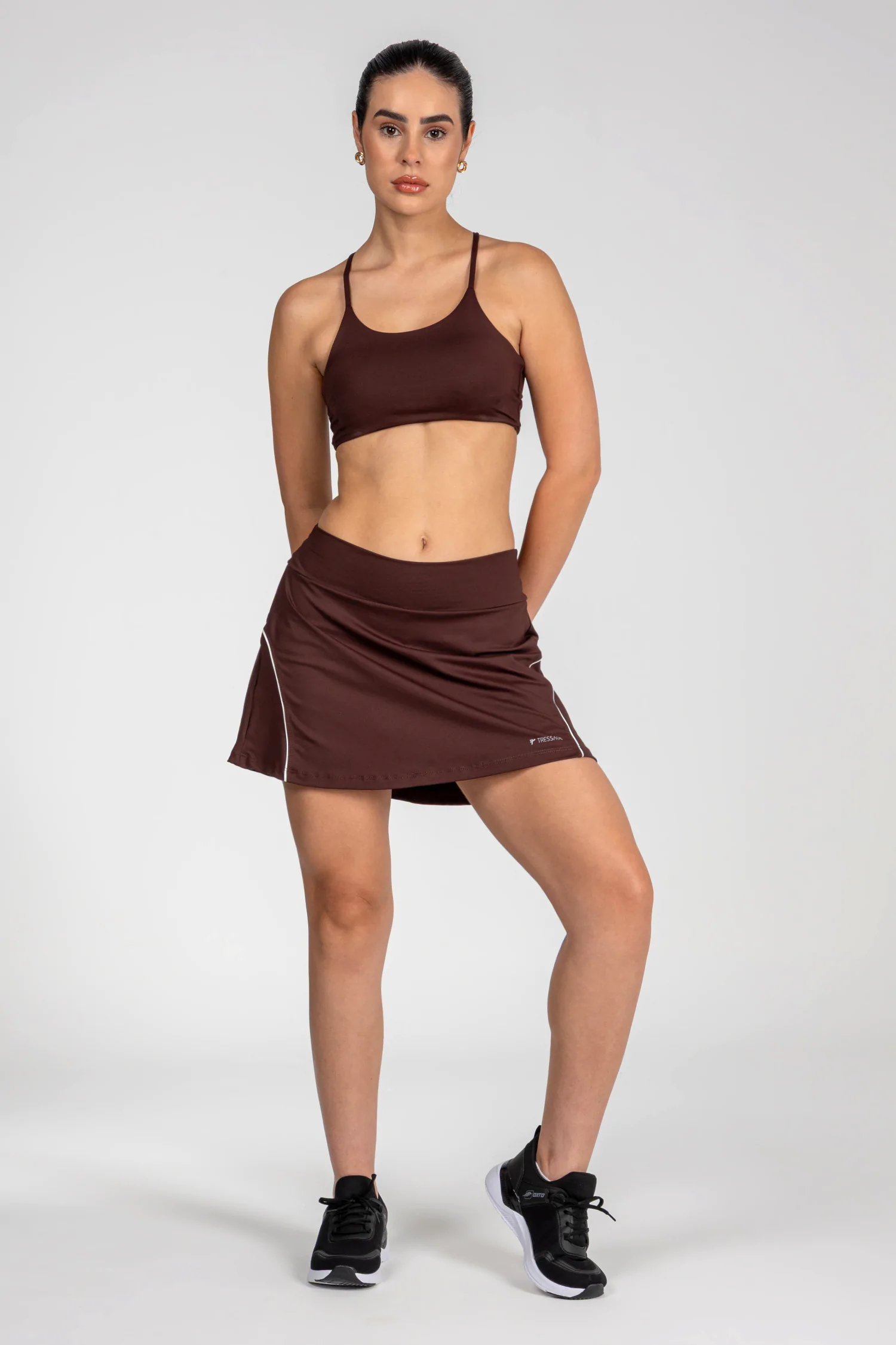 Short Saia Feminino com Compressão Interna