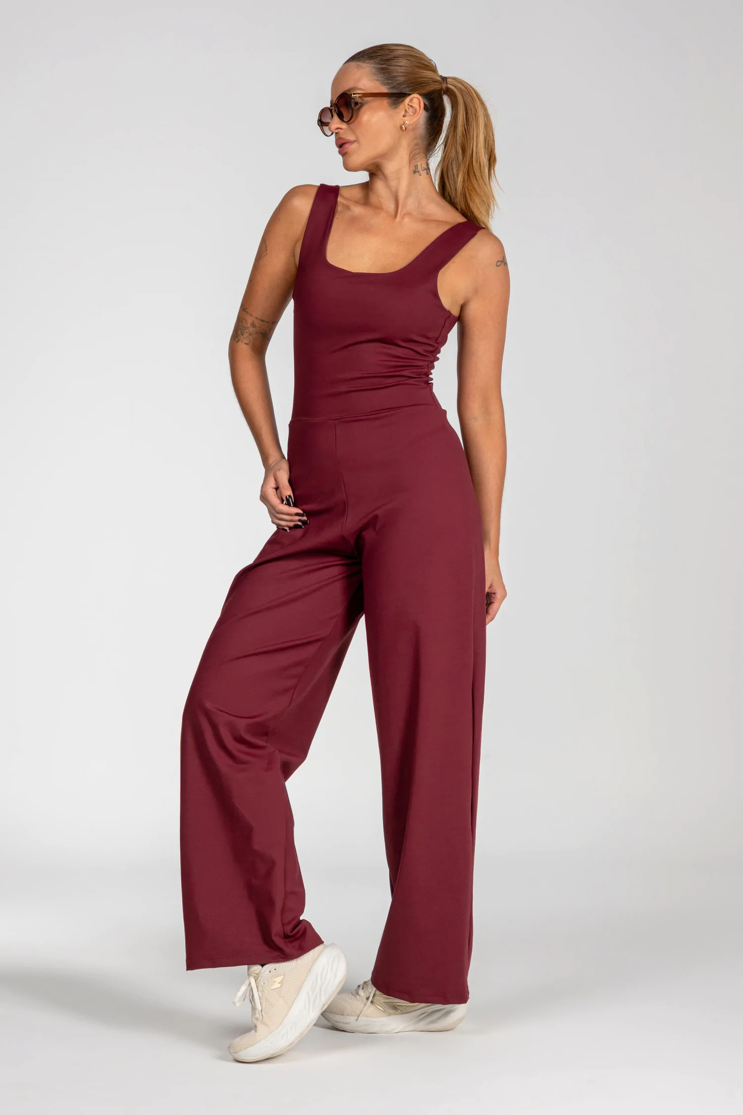 Macacão Feminino Wide Leg Sport