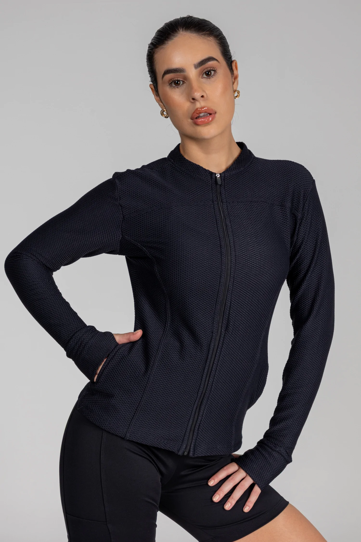 Jaqueta Feminina Texture Fit